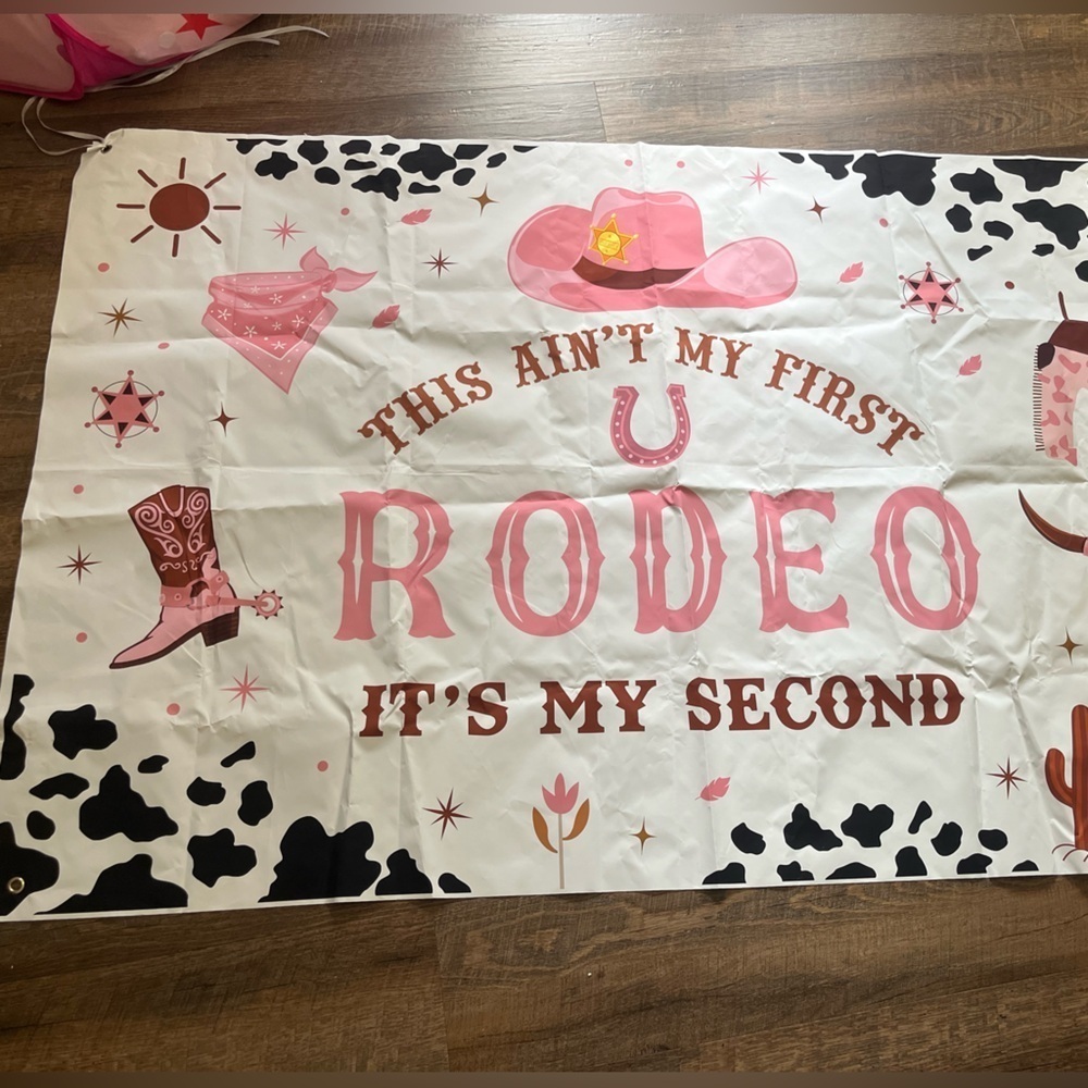 “Second rodeo” second birthday decorations